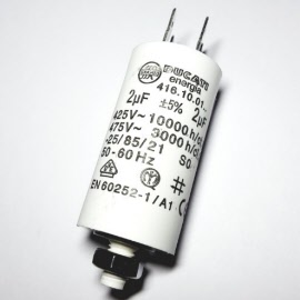 Aanloop / Running- Condensator met AMP Connectors